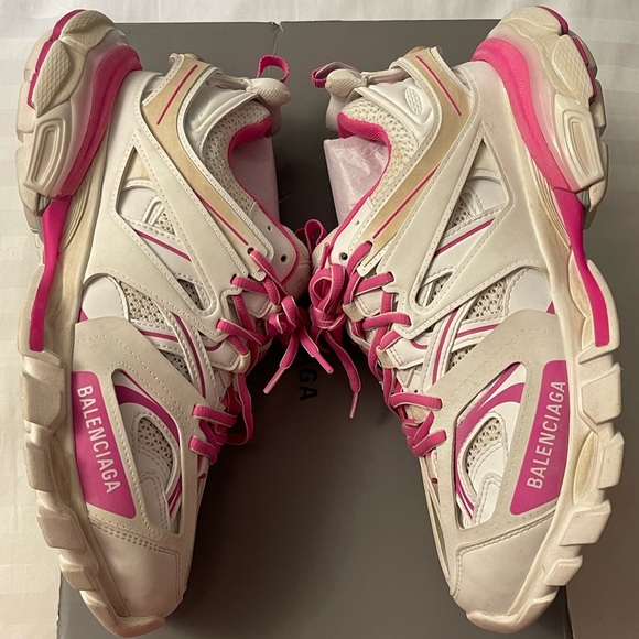 Balenciaga Track Low-Top sneakers Pink/white size 41 - Picture 4 of 7